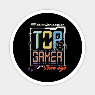 Gamer Top Video Gamer Magnet